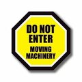 Ergomat 24in OCTAGON SIGNS - Do Not Enter Moving Machinery DSV-SIGN 576 #1078 -UEN